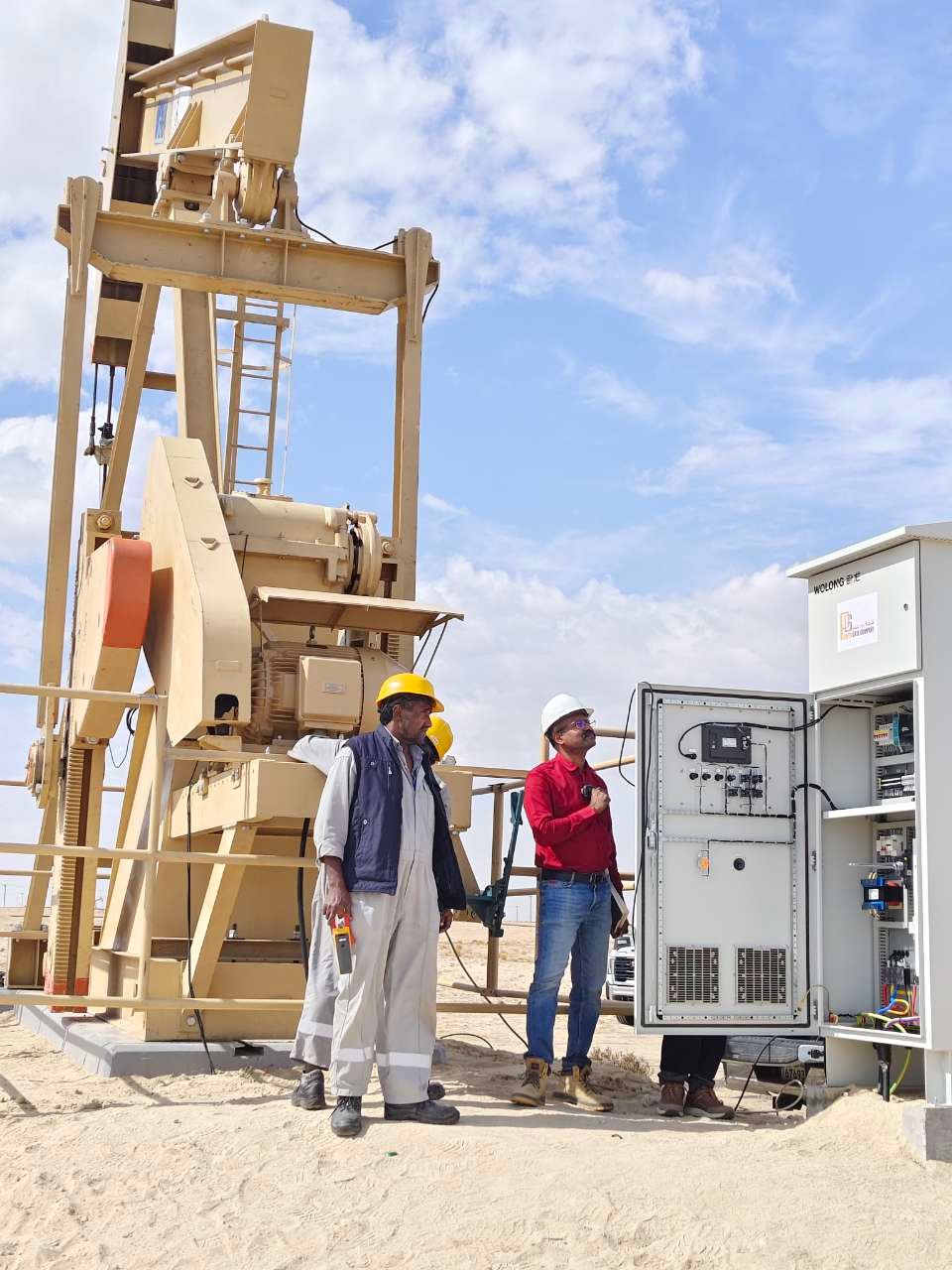 Oil pumping units