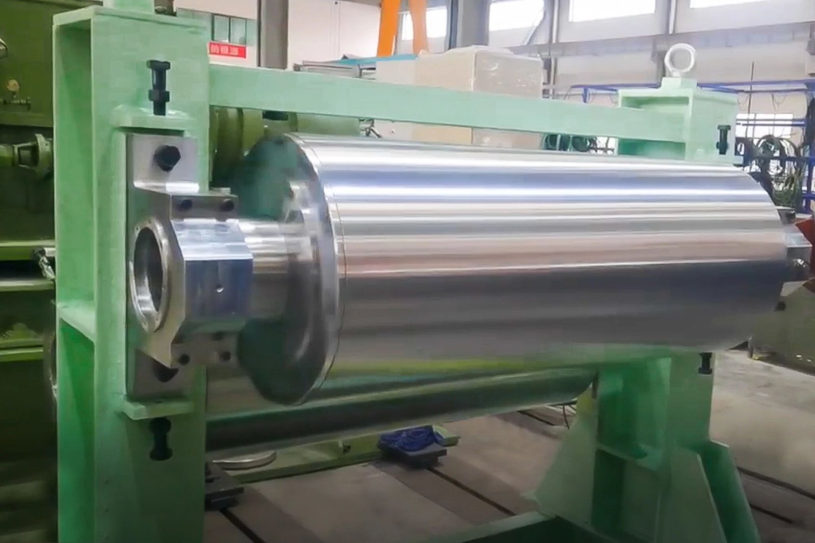 Roll equipment on a strip-production line